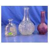 Assorted Glass Bottles Patron & Decorative Set