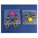 Heart Dangle Earrings Designer Collection
