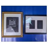 (2) Assorted Wall Picture Frames Lot