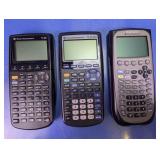 Texas Instruments Graphing Calculator Lot