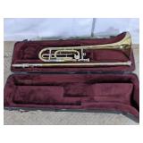 Trombone with Case and Mouthpiece