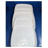 White Serving Plates Set