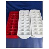 Plastic Ice Cube Trays Assorted