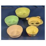 (6) Assorted Plasticware Bowl Set