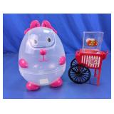 (2Jelly Belly Popcorn Cart & Bunny Dispenser