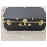 Concourse Black Storage Trunk Chest