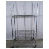 Metro Wire Shelving Rack on Wheels