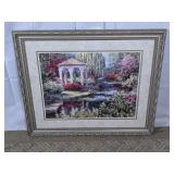 Framed Garden Gazebo Wall Art