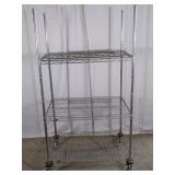 Metro Wire Shelving Rack on Wheels