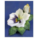 Andrea by Sadek Porcelain Pansy Figurine