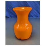 Vibrant Orange Bud Vase