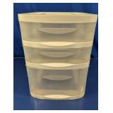 (1) Plastic Organizer Drawer Unit