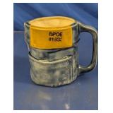 (1)  BPOE Single Ceramic Mug