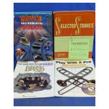 Trombone Sheet Music & Instruction Book Lot