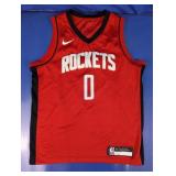 Nike Rockets Westbrook #0 Jersey Red M