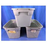 Sterilite 10 Gal Plastic Storage Bins Lot