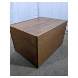Wood Rolling Storage Cabinet
