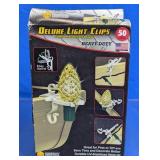 50ct Heavy-Duty Deluxe Swivel Light Clips