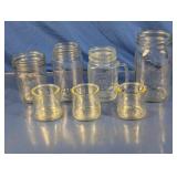 (7) Jar Glass Set - Kerr, Mason & More