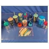 (13) Assorted Kids Cups & Bottles Set