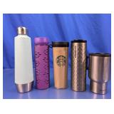 Assorted Starbucks & Travel Tumblers
