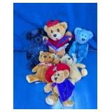 Plush Teddy Bears Assorted Colors