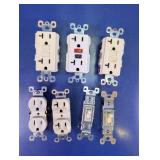 (7) Electrical Outlets & Switches - Leviton & More