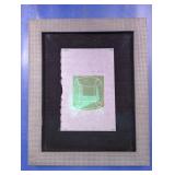 Robert Mangold 1997 Untitled Holiday Card Original