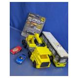 Toy Vehicle Lot Bus Dump Truck Cars
