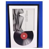 MCS Black Vinyl Record Display Frame