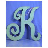 Wooden Letter K Wall Hanging Decor