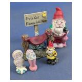 (1) Claydough Mini Garden Gnome Figurines