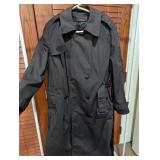 DSCP Garrison Black Trench Coat 38S