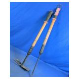 (1) Corona Garden Hand Tools Set Hoe & Cultivator