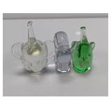 Glass Figurine Lot