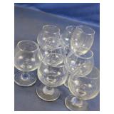 Clear Glass Snifter Stemware