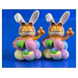 Garfield Easter Bunny Figurines PAWS