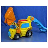 Plastic Toy Excavator Truck