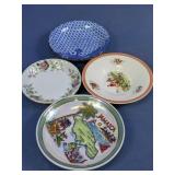 Assorted Decorative Ceramic Saucers