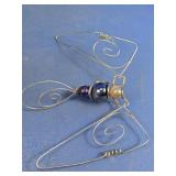 Wire Insect Ornament w/ Bead Body