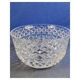 (1) Cut Glass Crystal Serving Bowl