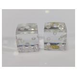Glass Dice Set