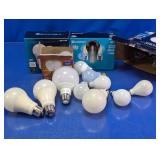 Assorted LED and Incandescent Light Bulb Lot