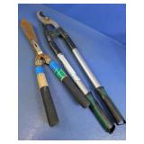 (2) Garden Pruning Shears & Loppers