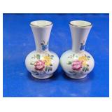 Decorative Floral Porcelain Bud Vases