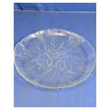 Canterbury Crocus Pattern Glass Plate