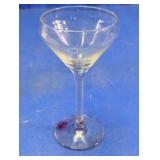 Clear Stemmed Cocktail Glass