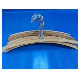 Vintage Wooden Clothes Hangers from the forties &