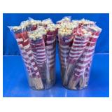 (2) Bulk Lot Small American Stick Flags