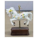 Vintage Porcelain Carousel Horse Figurine